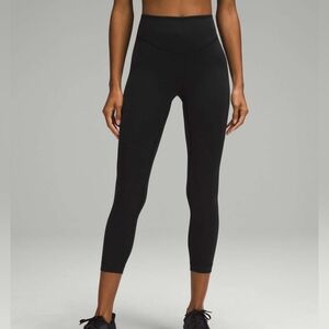 Lululemon Wunder Under Smooth Cover High-Rise Tight 25", Black, Size 8